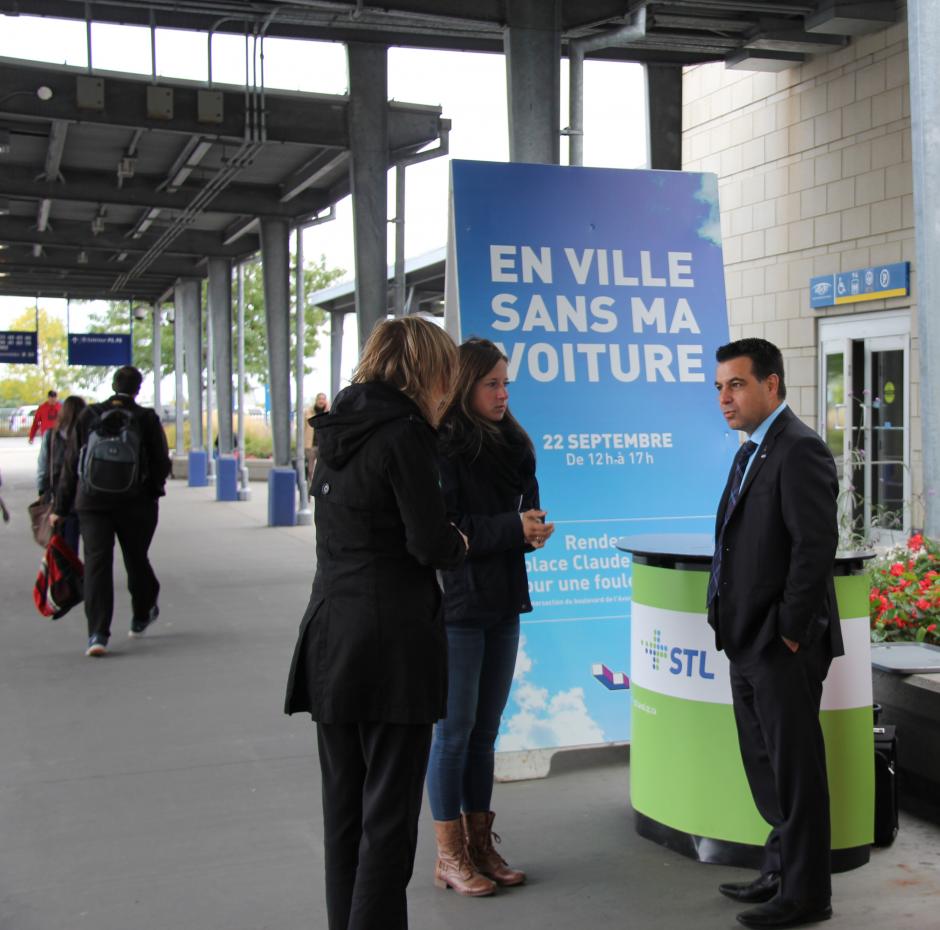 Le président de la STL rencontre les usagers - Société - Courrier Laval